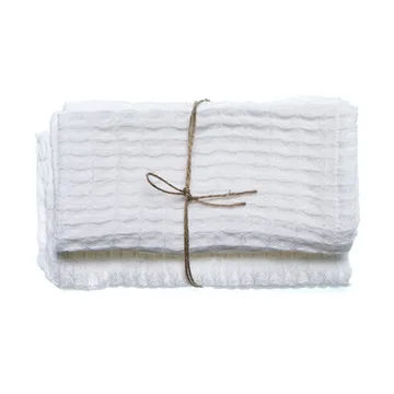 Ręcznik dla gości Ego 30x30 cm 2 szt. - White - Himla