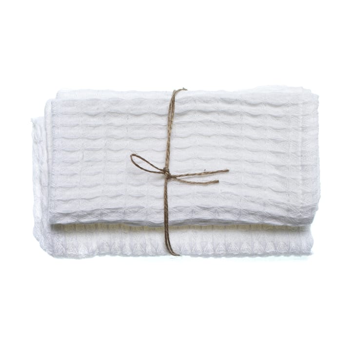 Ręcznik dla gości Ego 30x30 cm 2 szt. - White - Himla