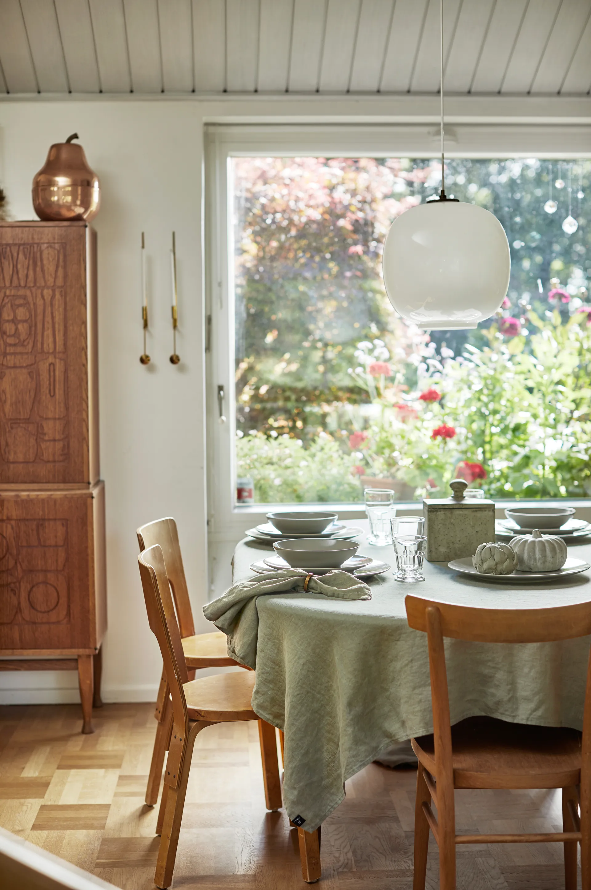 Serwetki Sunshine 4 szt., sage (jasny zielony) Himla