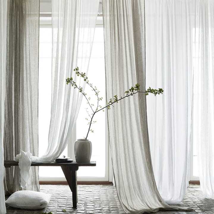 Zasłona Dalsland z taśmą oraz z tunelem, optical white (biały) Himla