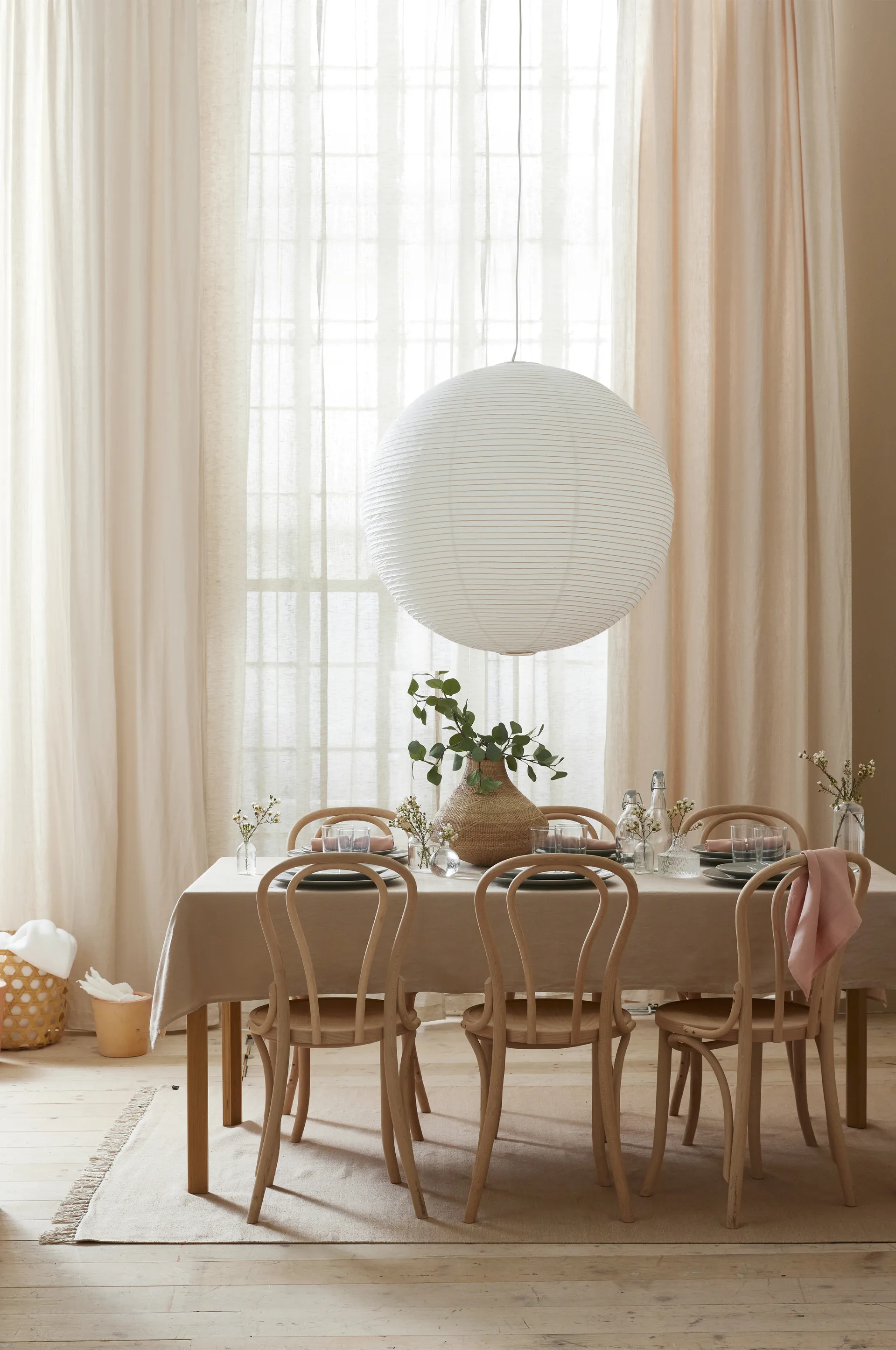 Zasłona Dalsland z taśmą oraz z tunelem, owsiany Himla