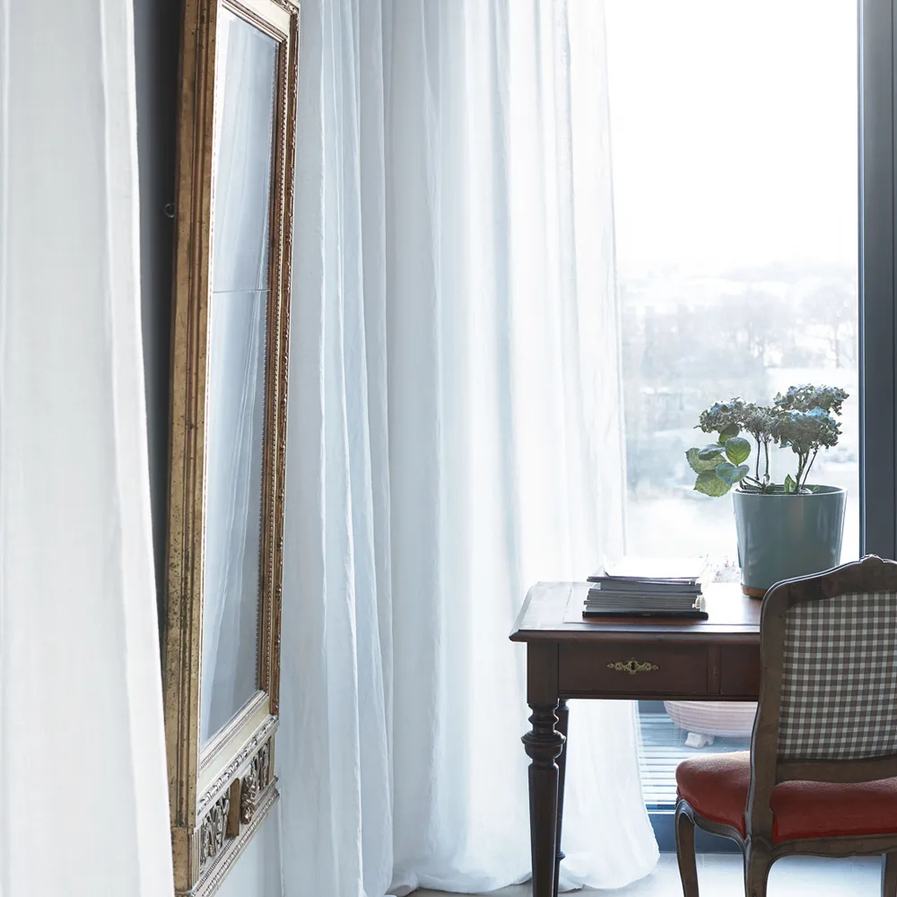 Zasłona na taśmie Sunrise 140x290 cm, Biały Himla