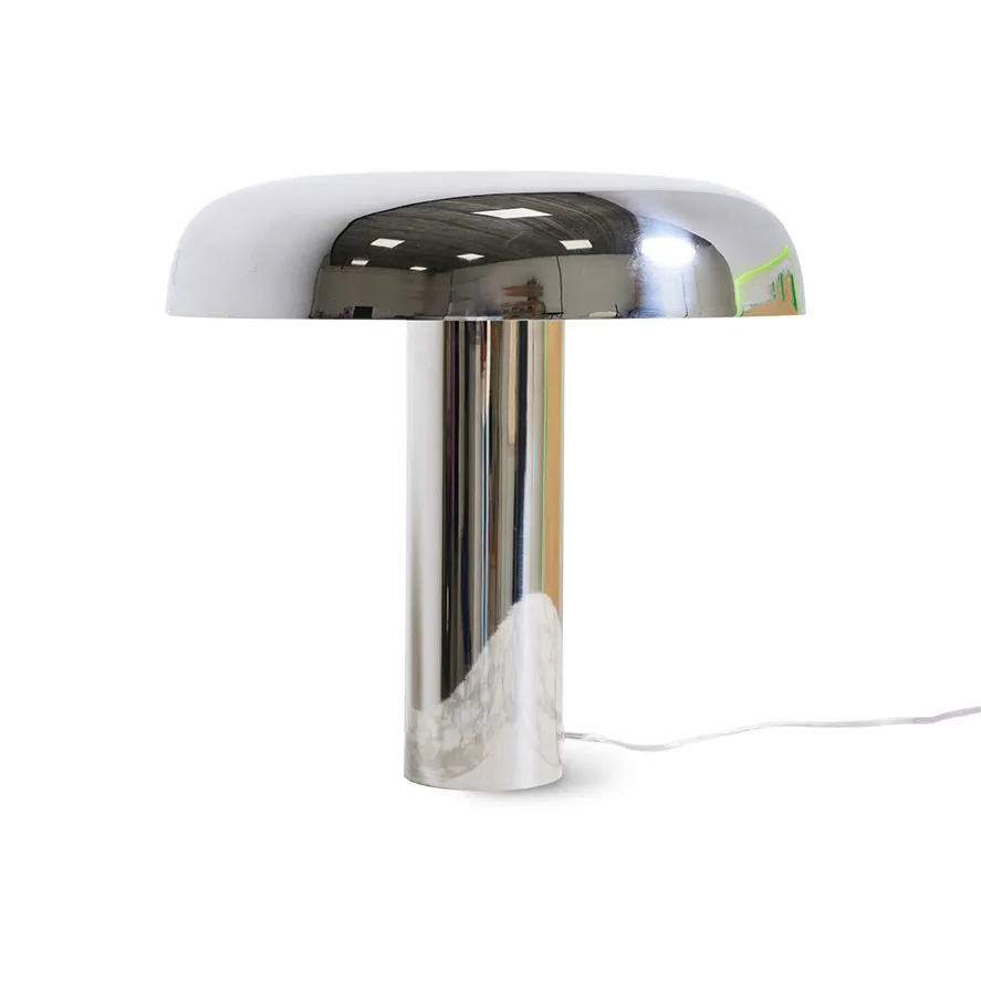 HK Living mushroom lampa stołowa, Chrom HKliving