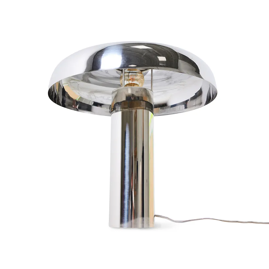HK Living mushroom lampa stołowa, Chrom HKliving