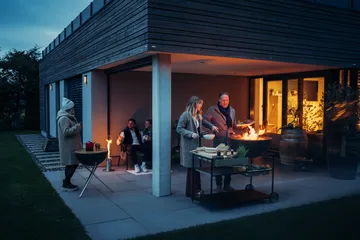 FIRE KITCHEN kuchnia na świeżym powietrzu - Czarny - Höfats