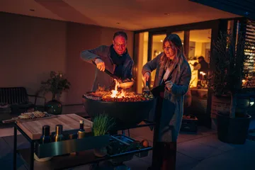FIRE KITCHEN kuchnia na świeżym powietrzu - Czarny - Höfats