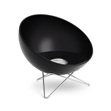 Palenisko BOWL 57 - Czarno-srebrny, stelaż typu gwiazda - Höfats