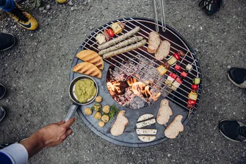 Palenisko BOWL 57 - Czarno-srebrny, stelaż typu gwiazda - Höfats