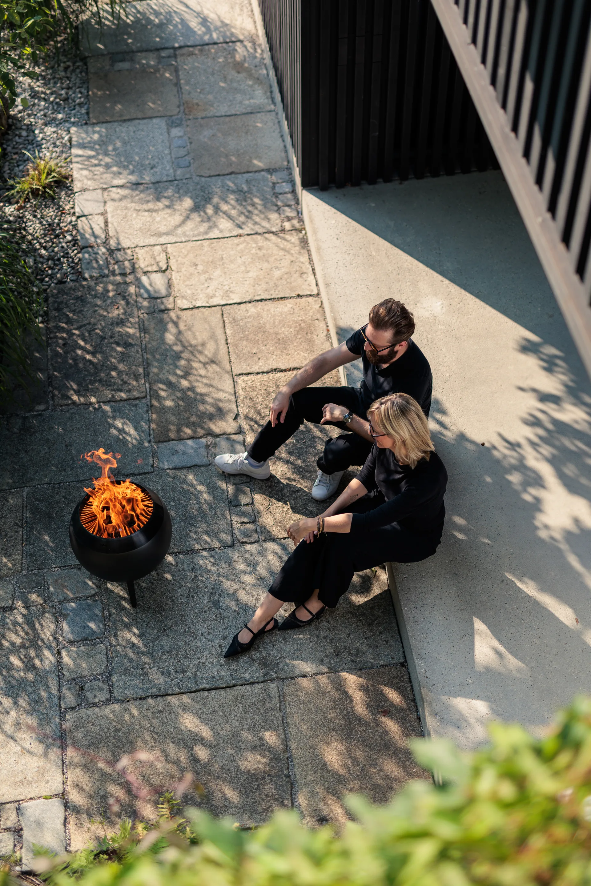 Palenisko MOON 45, All black, niski stelaż Höfats