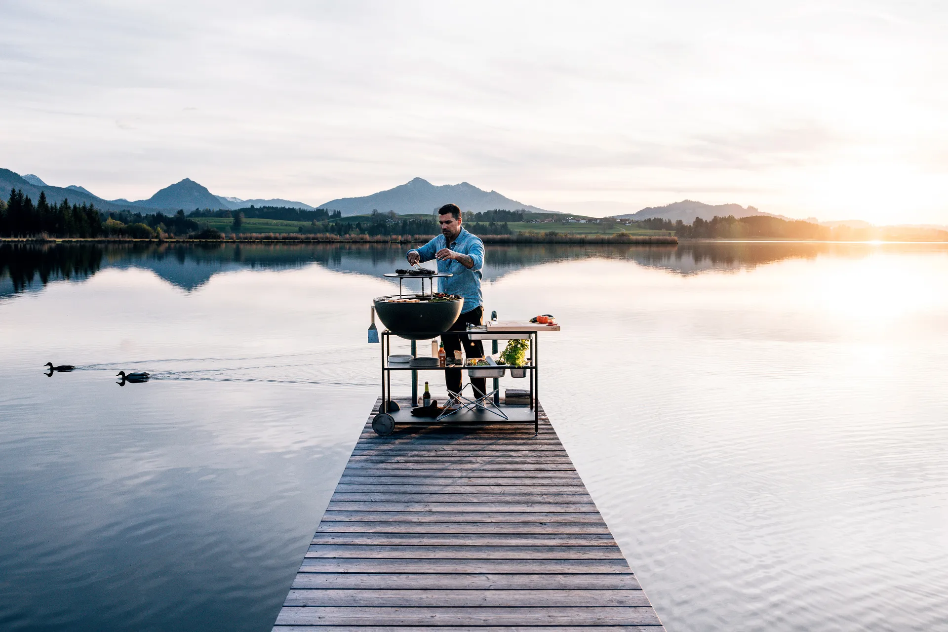 Pierścień grzewczy BOWL 70, Czarny Höfats