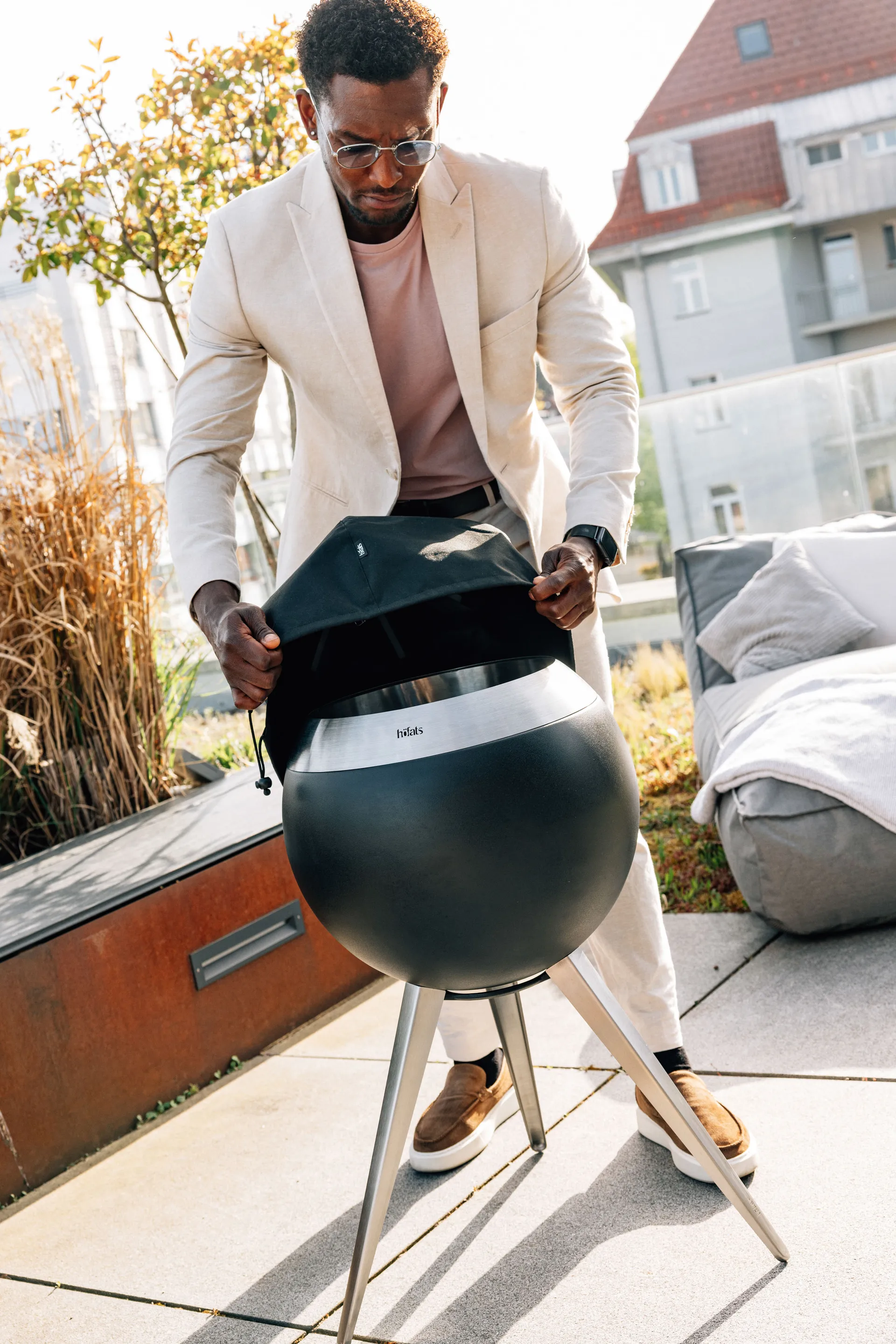 Pokrowiec MOON 45, Czarny Höfats