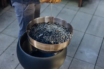 Popielnik z przedłużeniem MOON 45 - Srebrny - Höfats