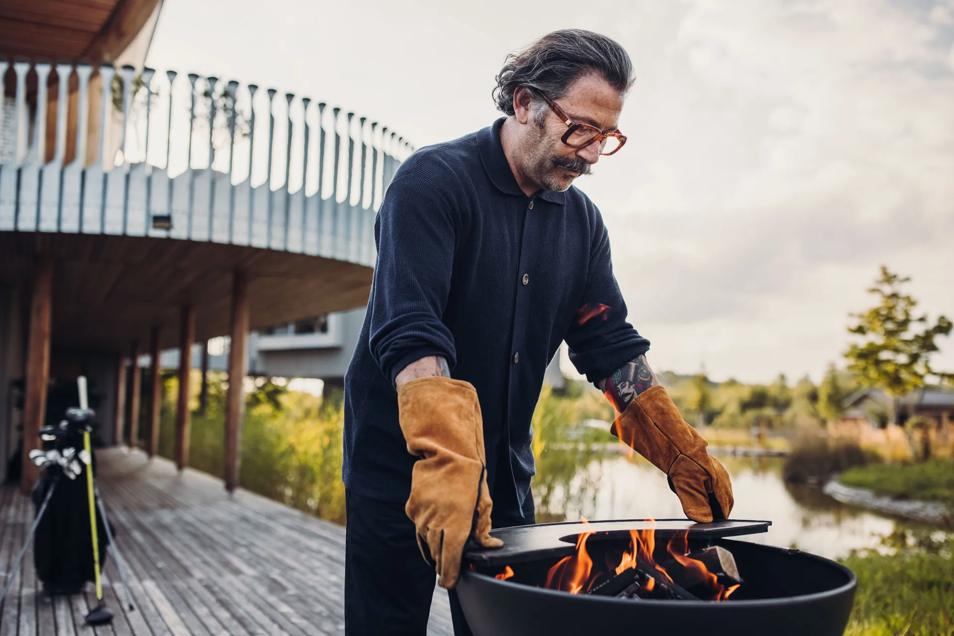 Płyta do smażenia BOWL 57 Plancha, Czarny Höfats