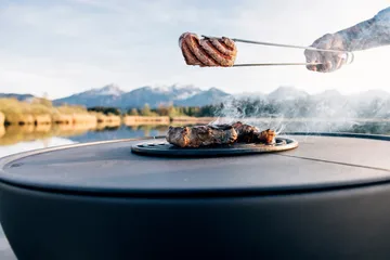 Ruszt do steków BOWL 70 - Czarny - Höfats