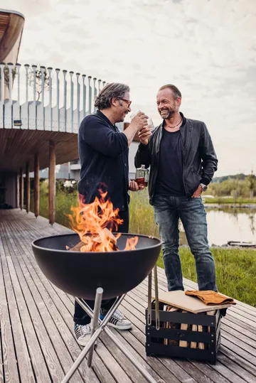 Stojak typu trójnóg BOWL 57 - Srebrny - Höfats