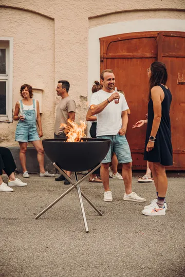 Stojak typu trójnóg BOWL 70 - Srebrny - Höfats