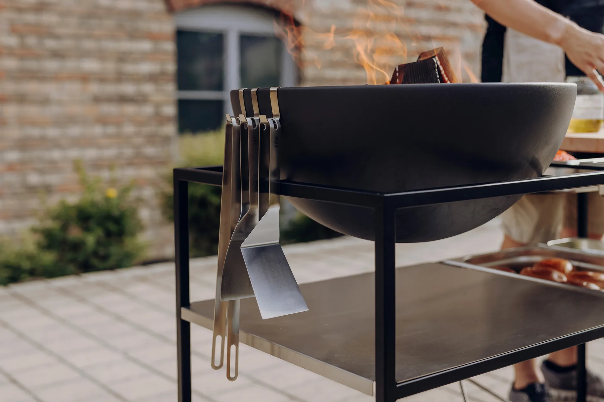 Wieszak BOWL, Srebrny, 2‑szt. Höfats