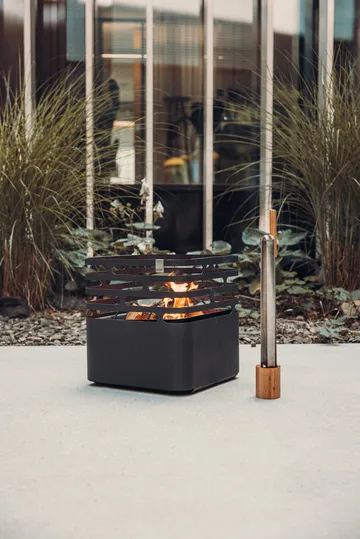 Zestaw przyborów kominkowych Höfats - Stal nierdzewna-jesion, 3 części - Höfats