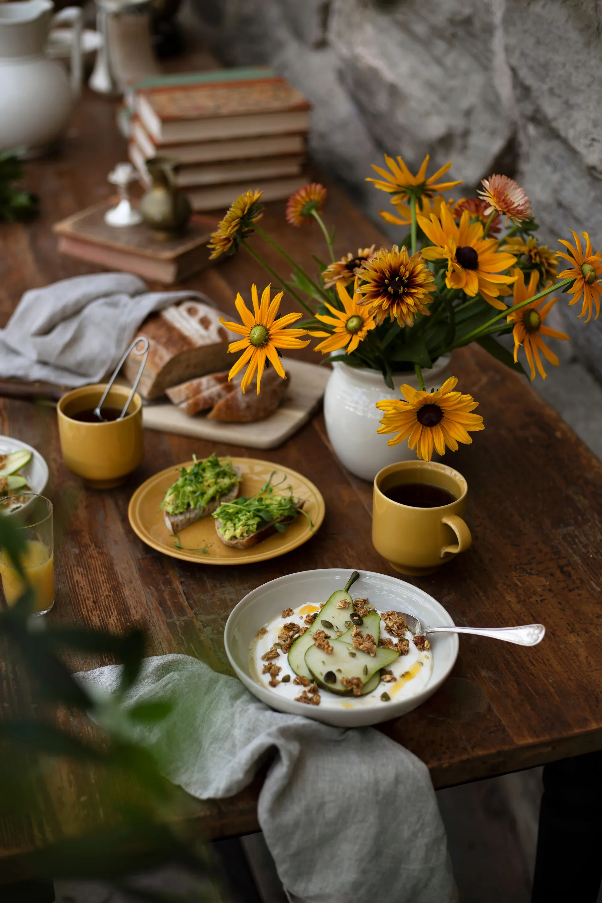 Głęboki talerz ceramiczny Höganäs Daga Ø19 cm , Piaskowy Höganäs Keramik