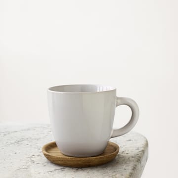 Kubek do kawy Höganäs - biały błyszczący - Höganäs Keramik