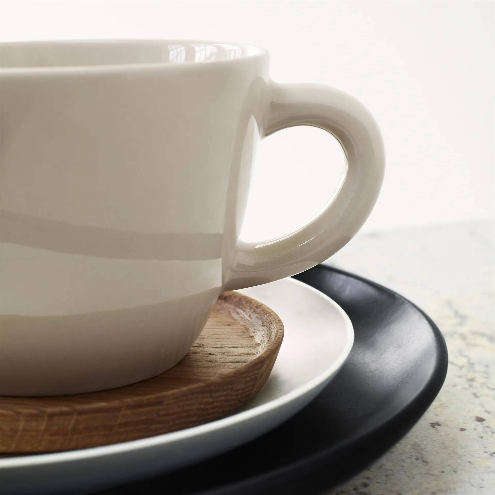 Talerz Höganäs mały 20 cm, biały błyszczący Höganäs Keramik