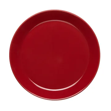 Talerz Höganäs mały 20 cm - czerwony błyszczący - Höganäs Keramik