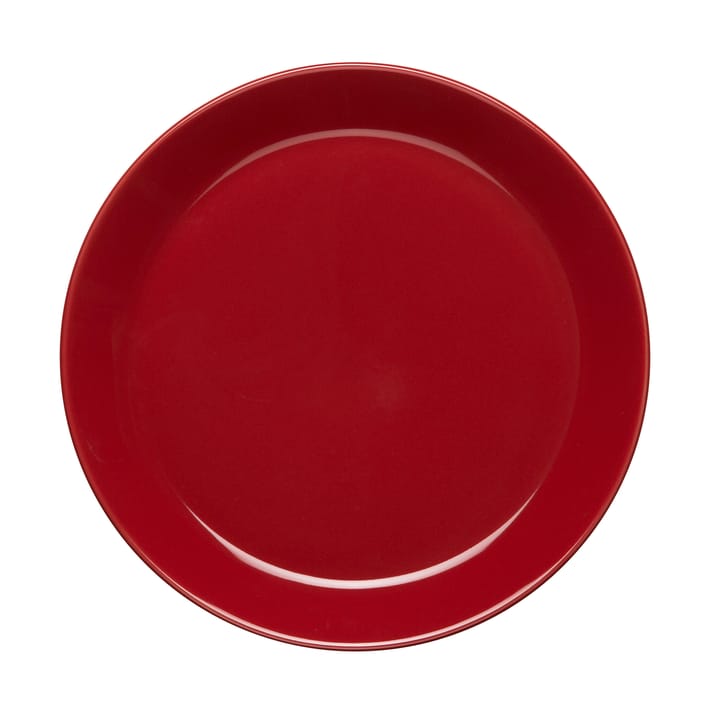 Talerz Höganäs mały 20 cm - czerwony błyszczący - Höganäs Keramik