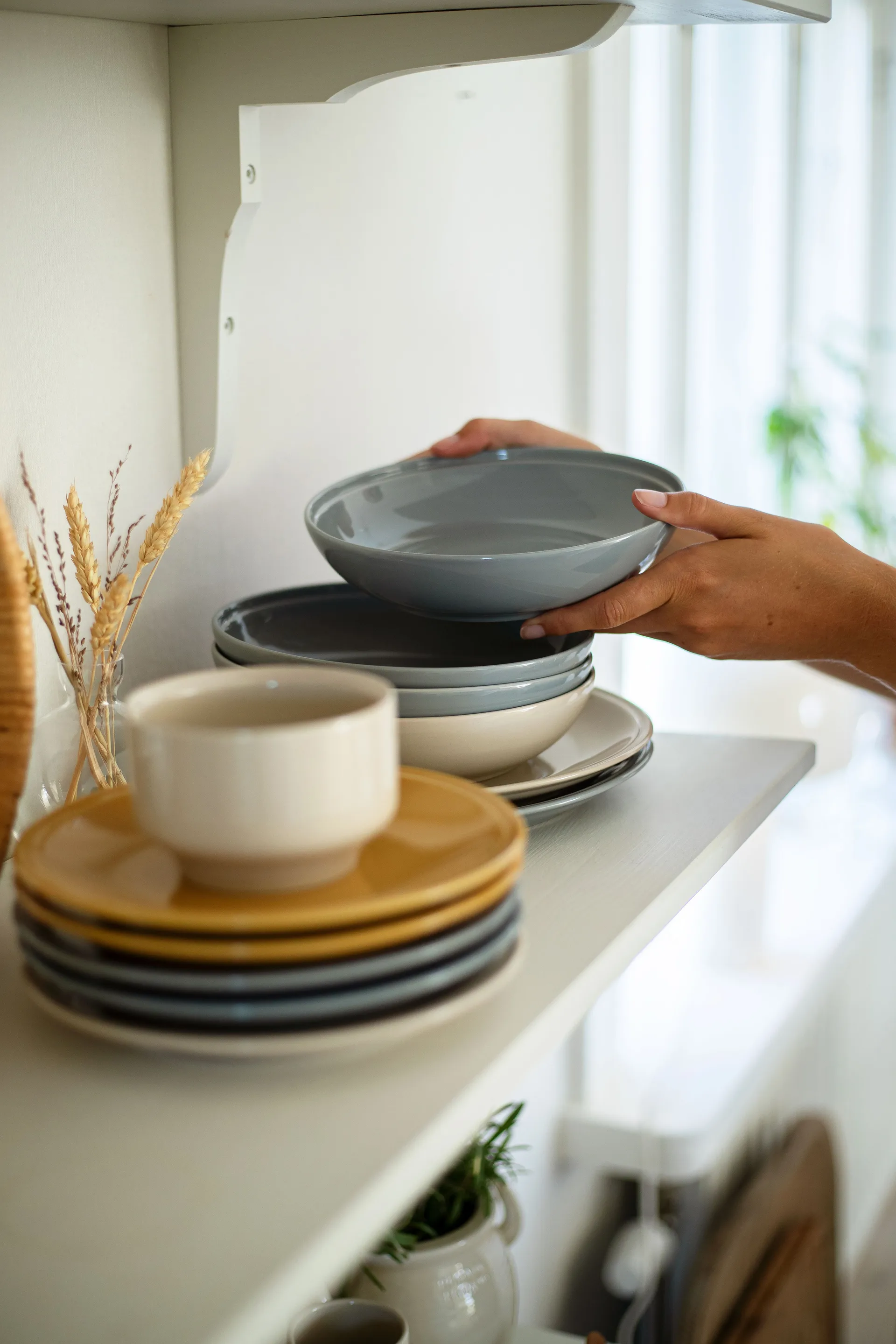 Talerzyk ceramiczny Höganäs Daga Ø19cm, Piaskowy Höganäs Keramik