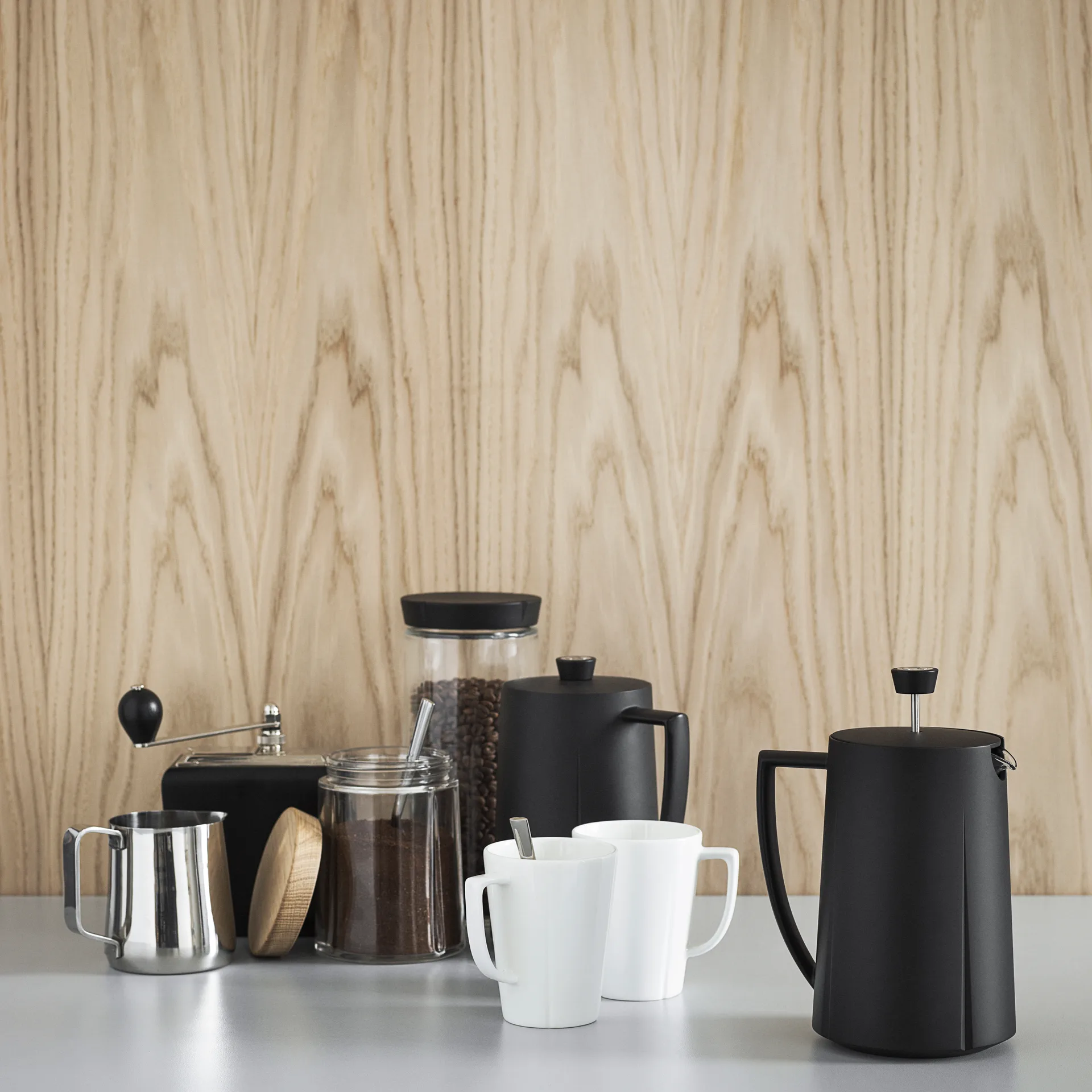 Dzbanek i prasa do kawy Grand Cru 1 l, czarny Holmegaard