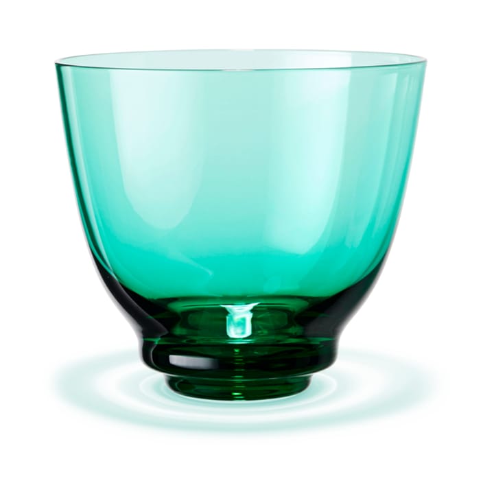 Flow szklanka do wody 35 cl - Emerald green - Holmegaard