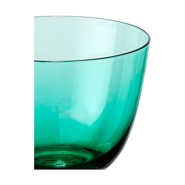Flow szklanka do wody 35 cl - Emerald green - Holmegaard