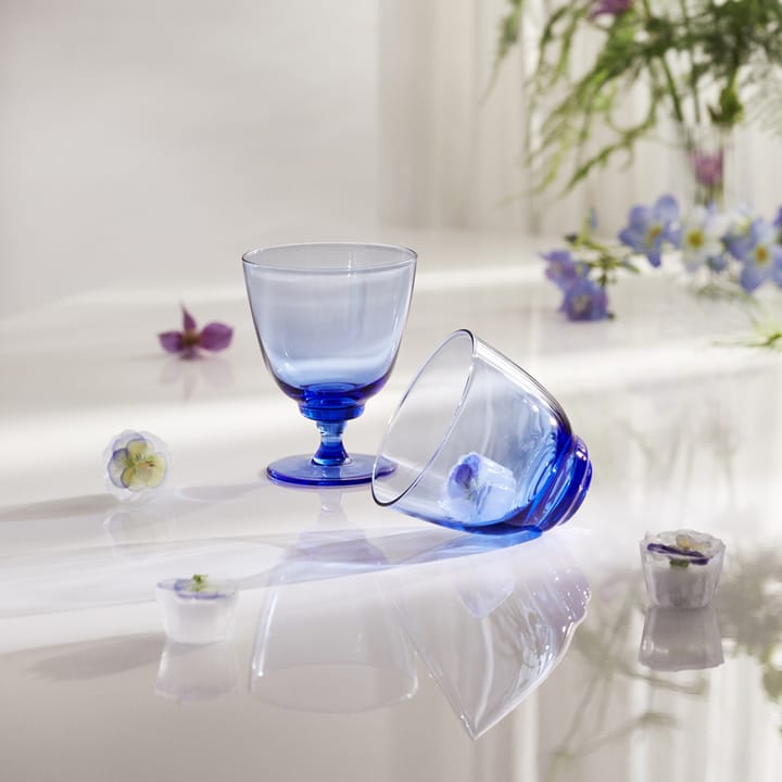 Flow szklanka do wody 35 cl, Granatowa Holmegaard