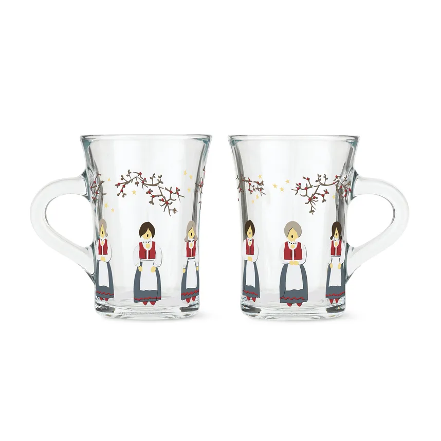 Holmegaard Christmas szklanki do gorących napojów 240 ml, 2‑pak,  Holmegaard