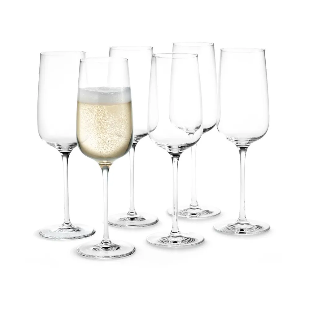 Kieliszek do szampana Bouquet 6-pak 29 cl,  Holmegaard