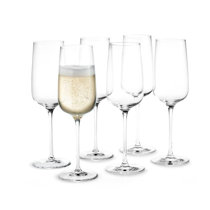 Kieliszek do szampana Bouquet 6-pak - 29 cl - Holmegaard