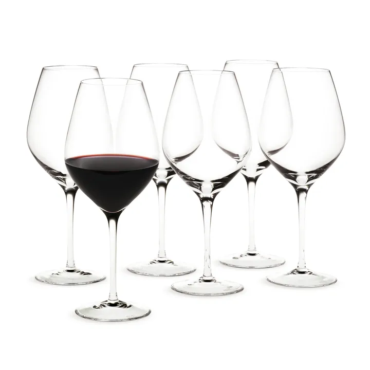 Kieliszki do czerwonego wina Cabernet 520 ml, 6‑pak - Przezroczysty - Holmegaard