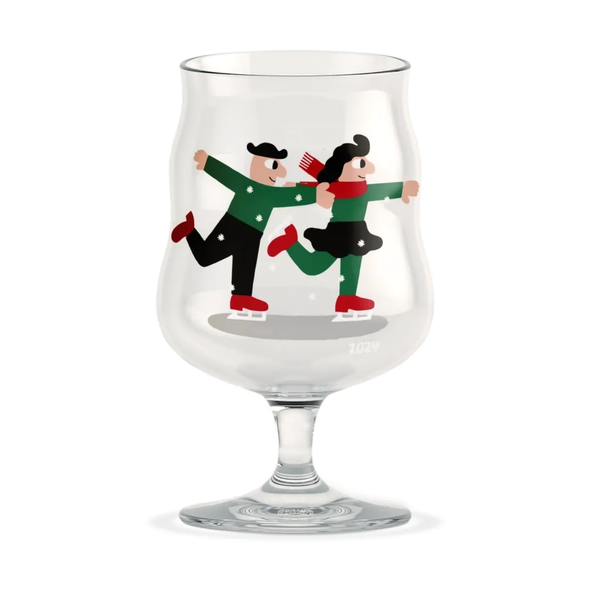 Mikkeller uniwersalny świąteczny kieliszek do piwa 400 ml, 2024 Holmegaard