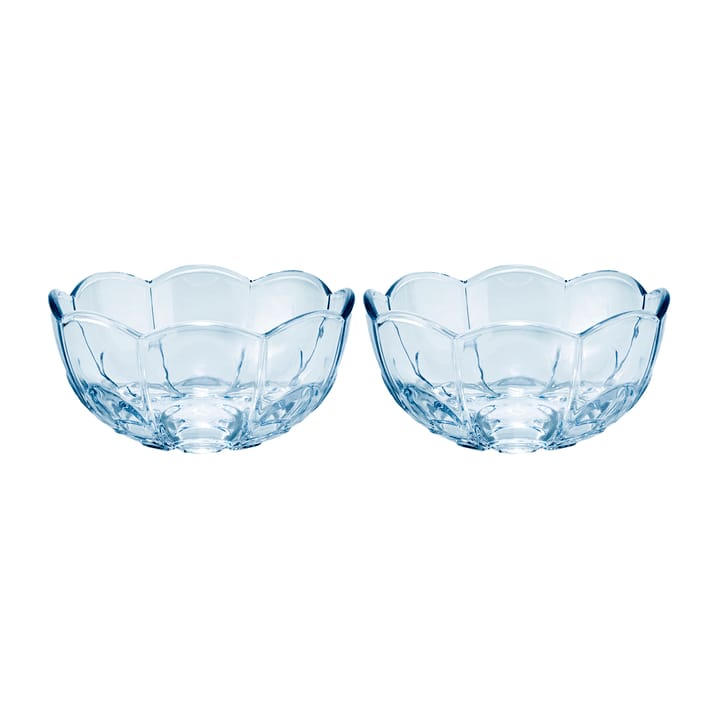 Miska Lily Ø13 cm, 2-pak - Blue iris - Holmegaard