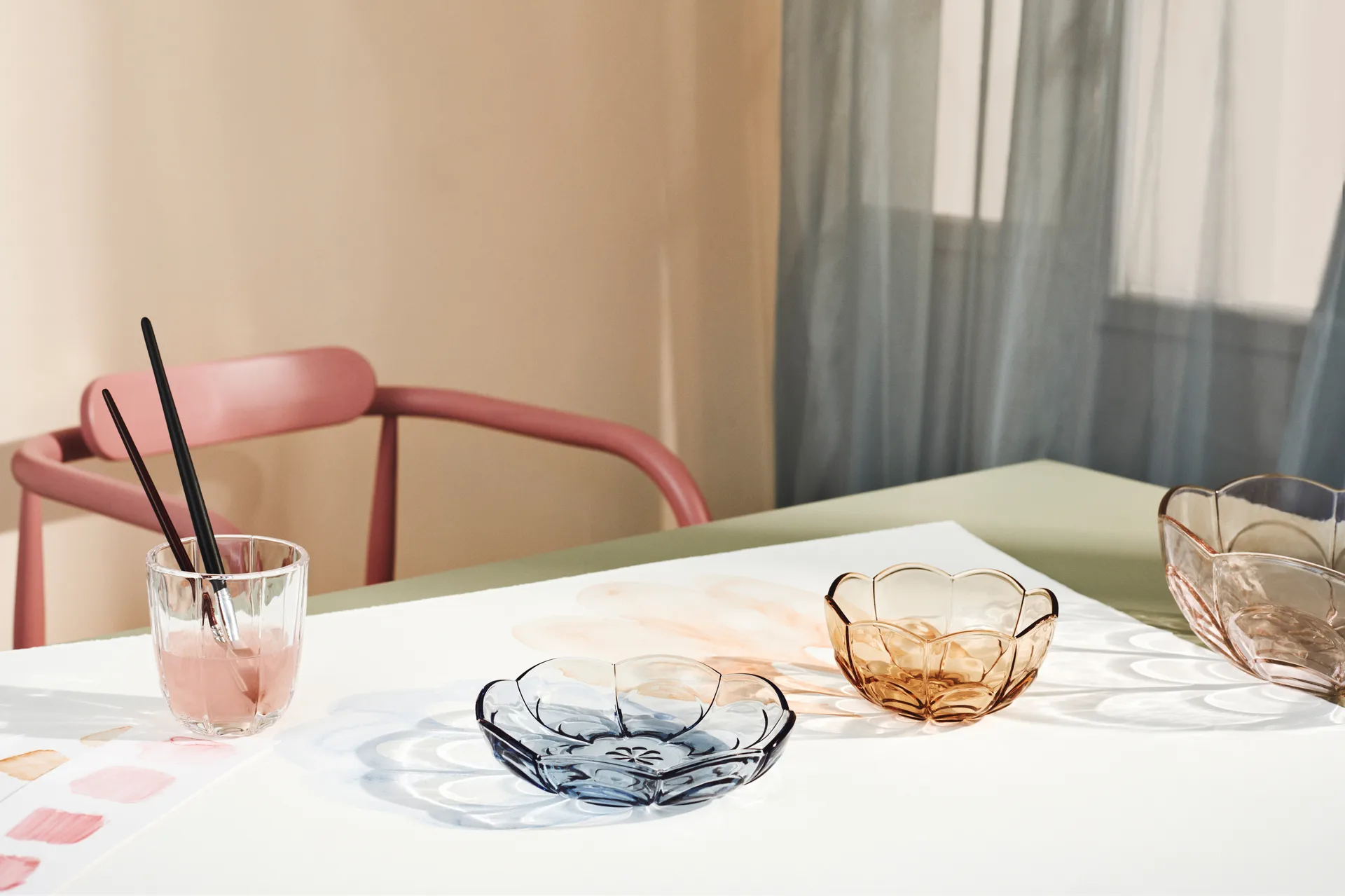 Miska Lily Ø23 cm, Toffee rose Holmegaard