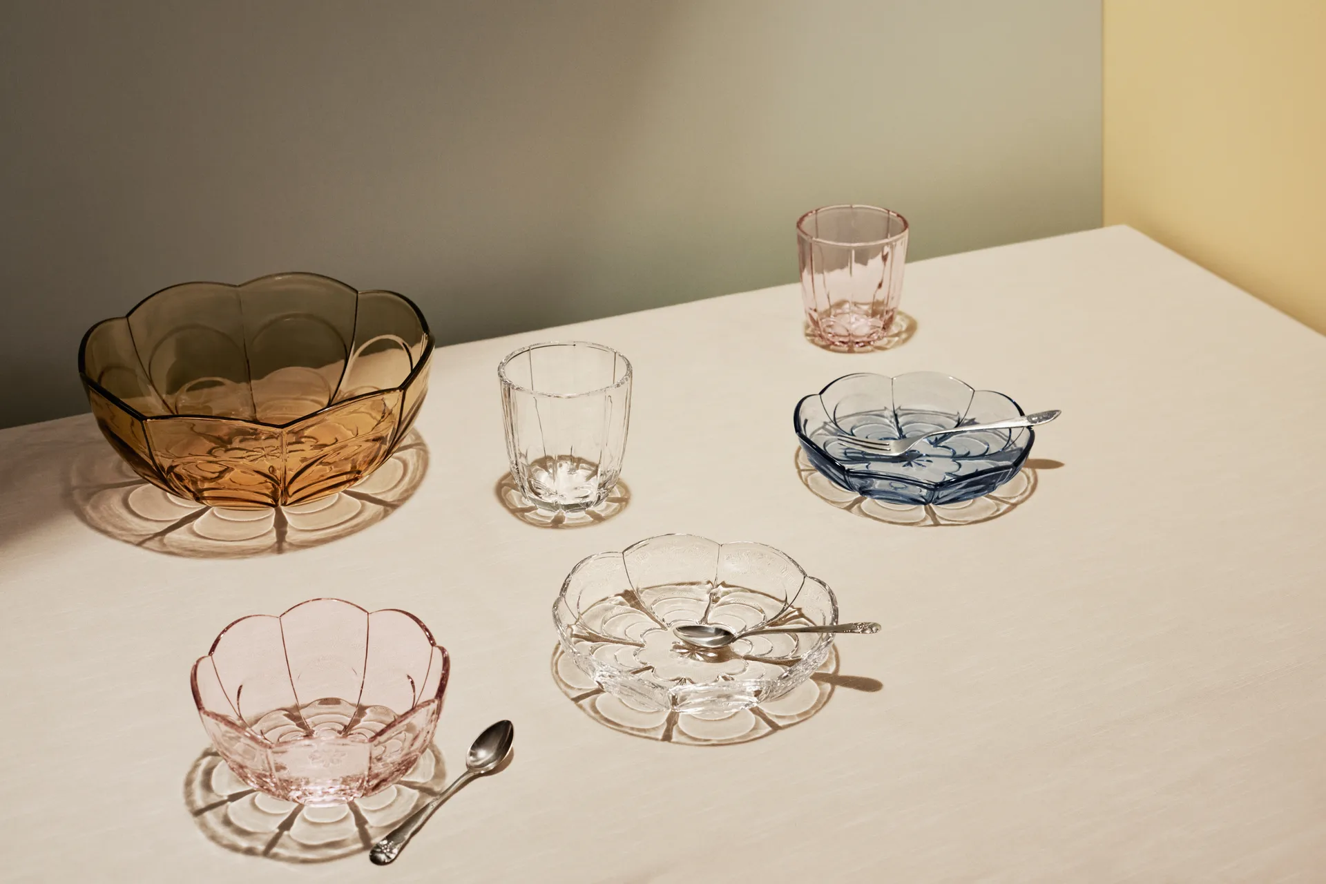 Miska Lily Ø23 cm, Toffee rose Holmegaard