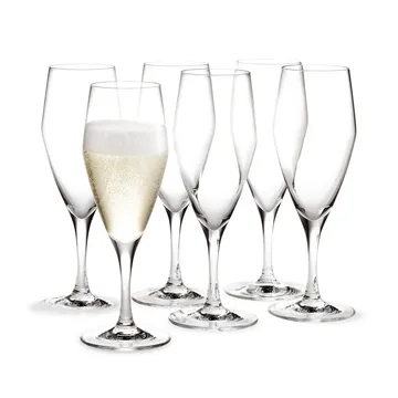 Perfection kieliszki do szampana 230 ml, 6‑pak - Przezroczysty - Holmegaard