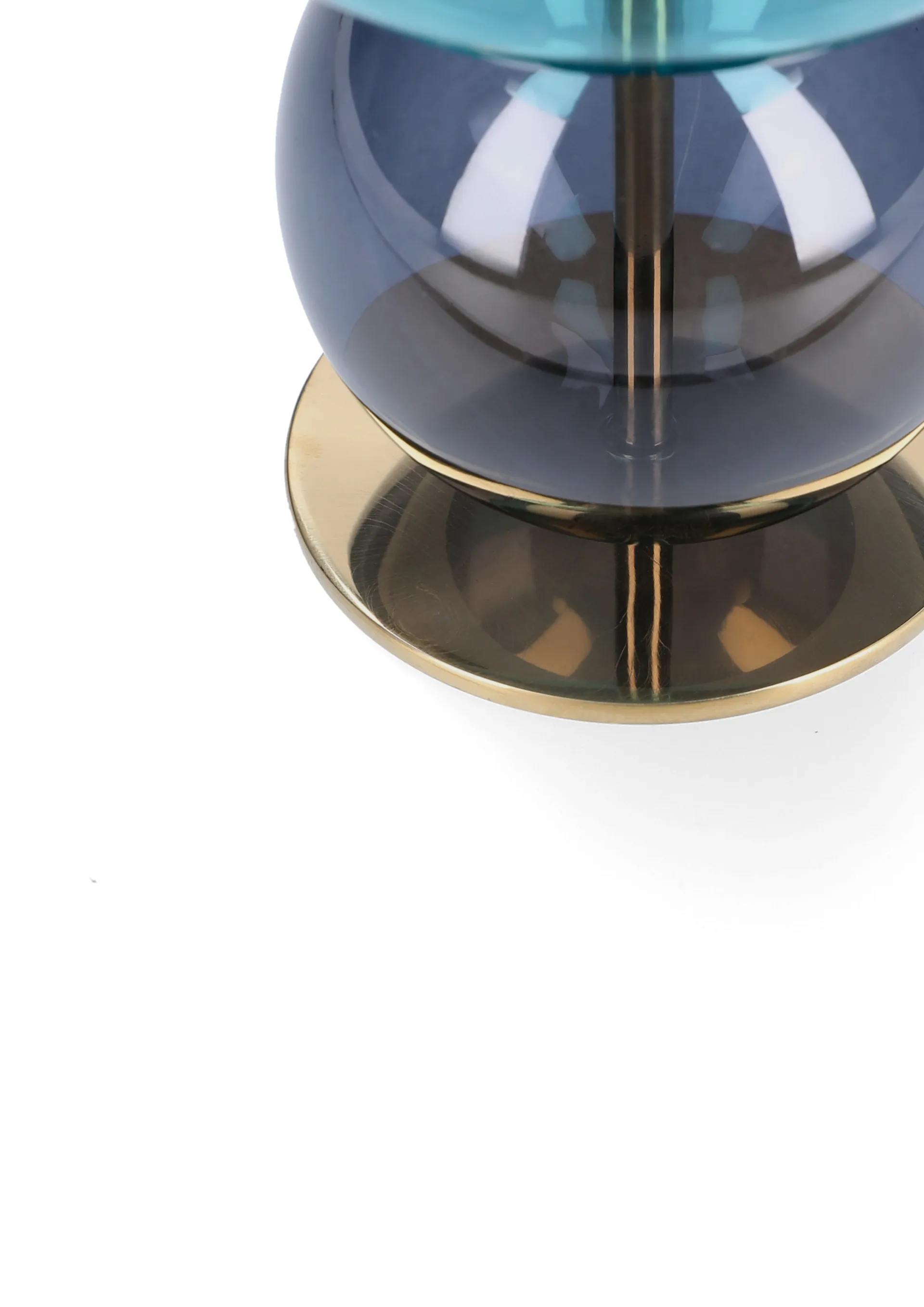 Świecznik Bubble 14 cm, Niebieski-dym Holmegaard