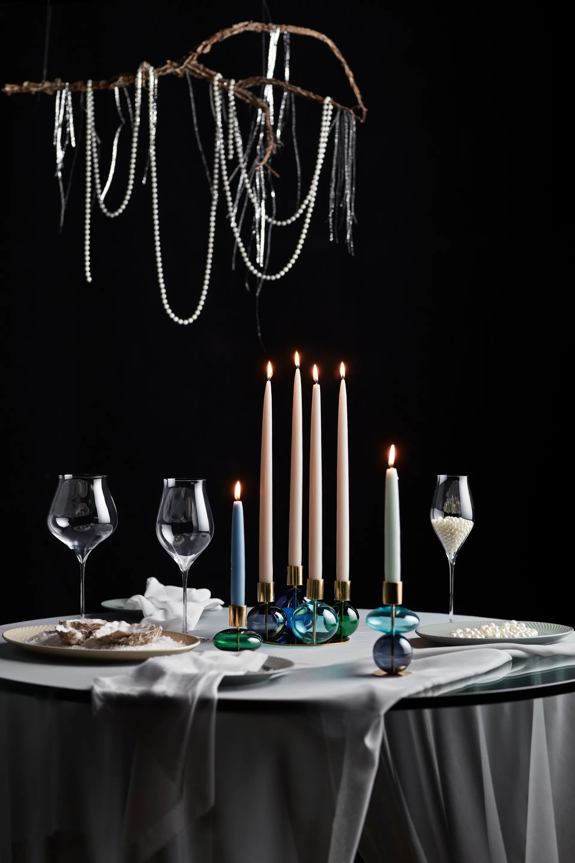 Świecznik Bubble 8 cm, Zielony Holmegaard