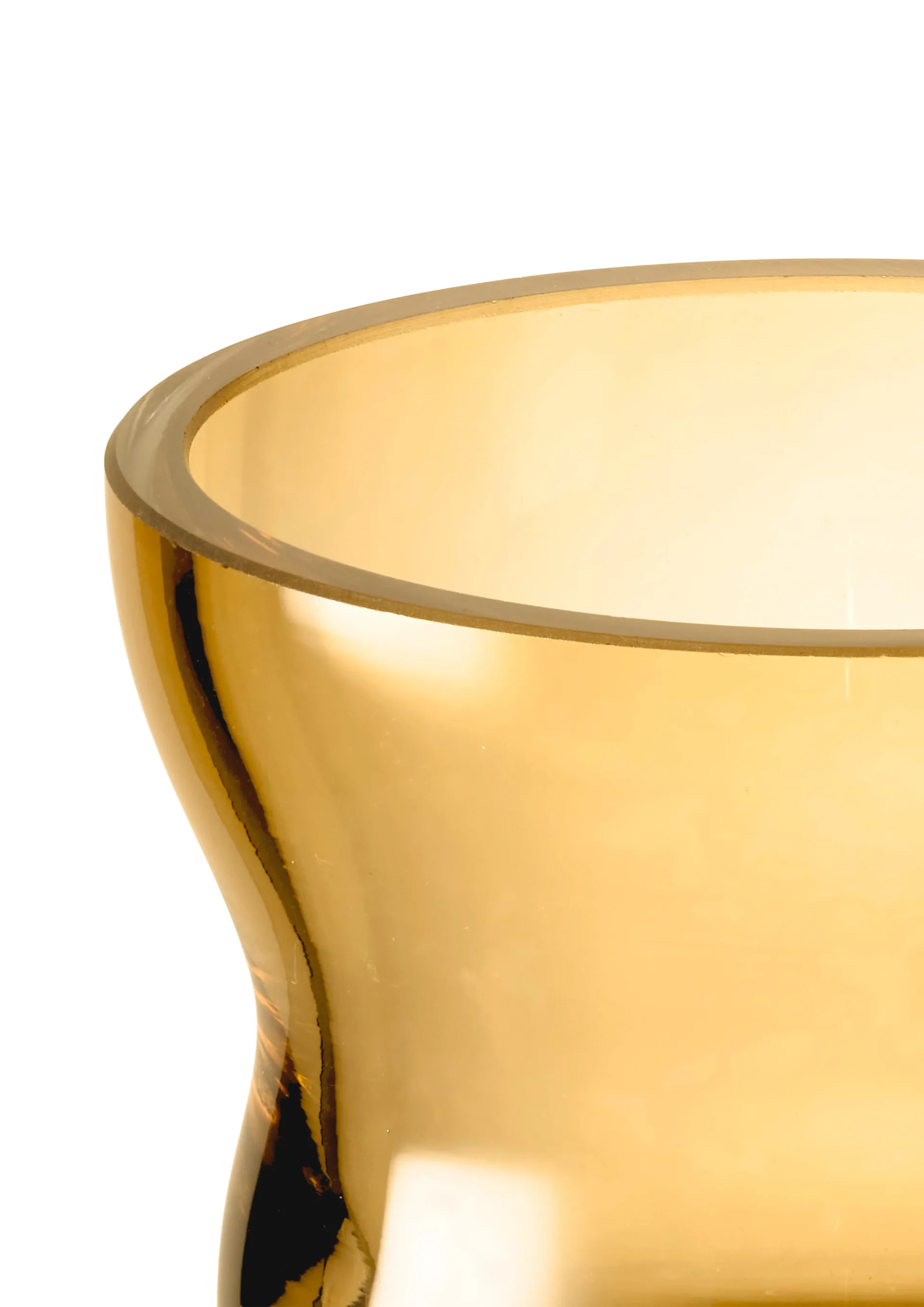 Świecznik Calabas 7,5 cm, Amber Holmegaard