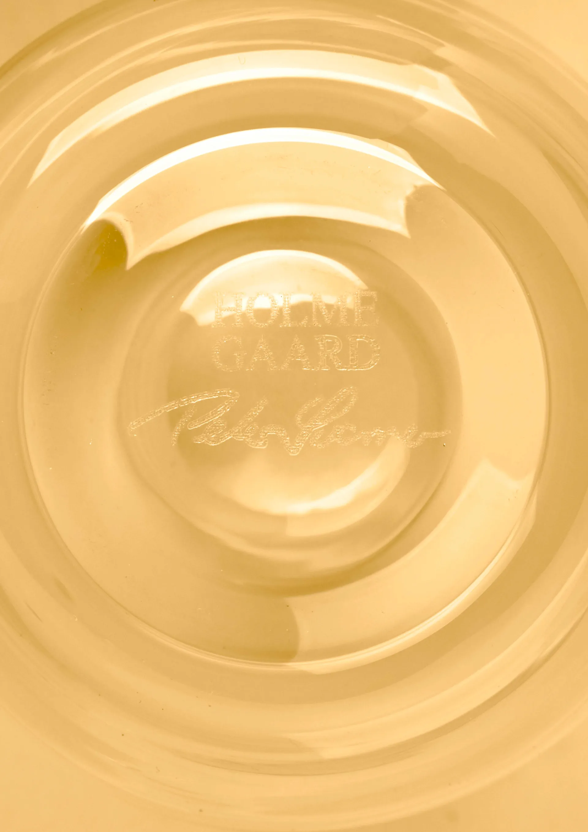 Świecznik Calabas 7,5 cm, Amber Holmegaard