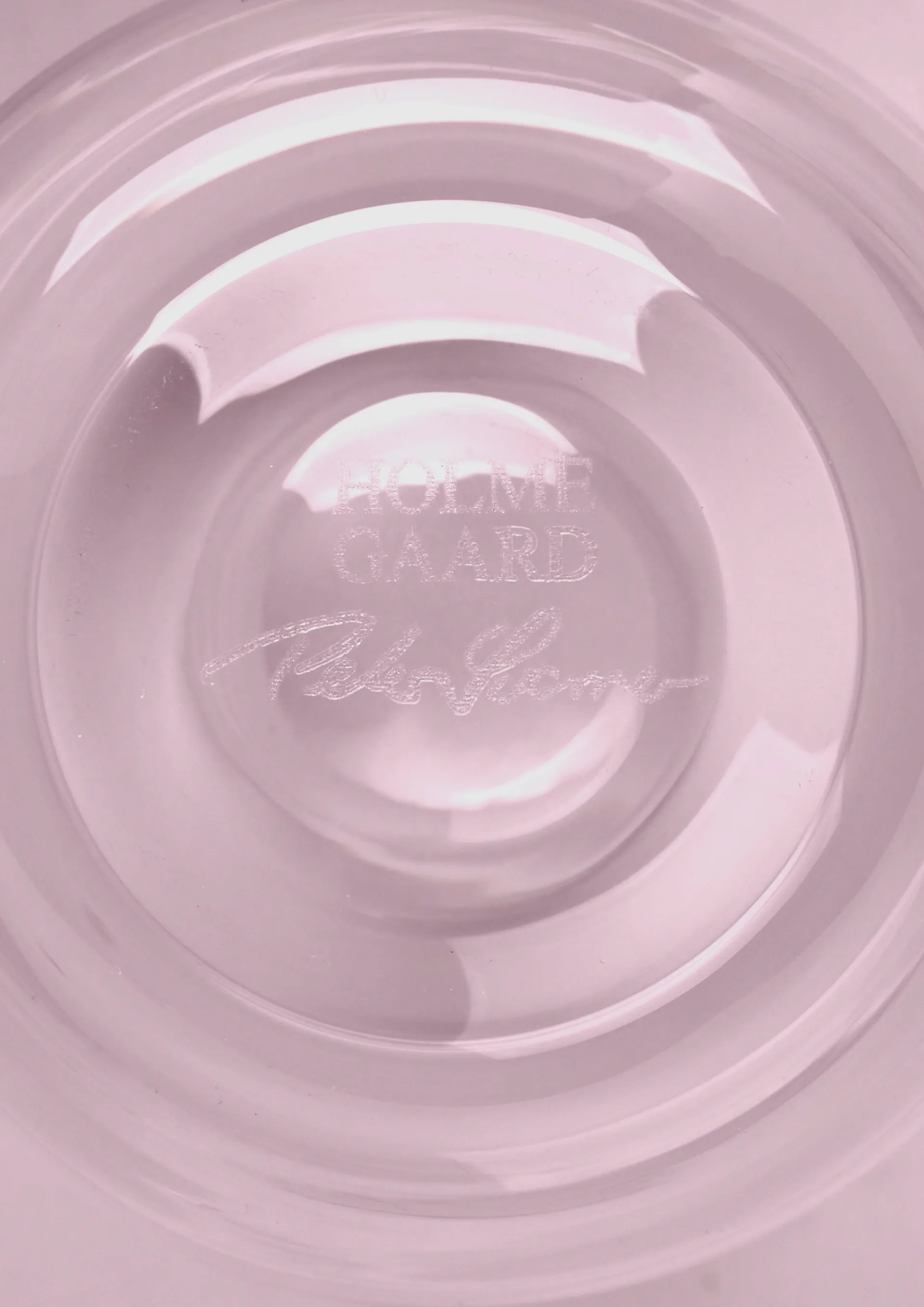 Świecznik Calabas 7,5 cm, Burgundy Holmegaard