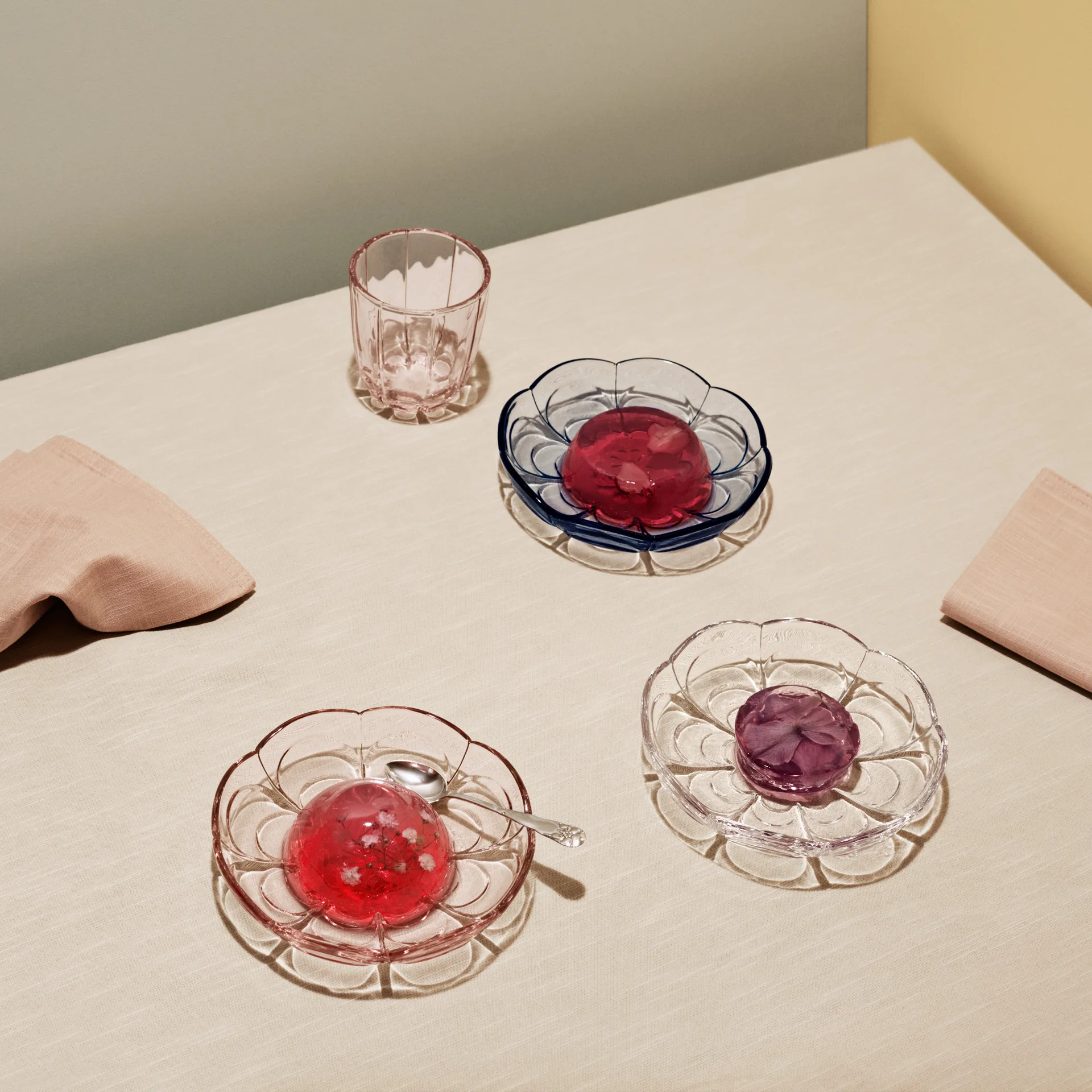 Szklanka Lily 320 ml, 2-pak, Cherry blossom Holmegaard