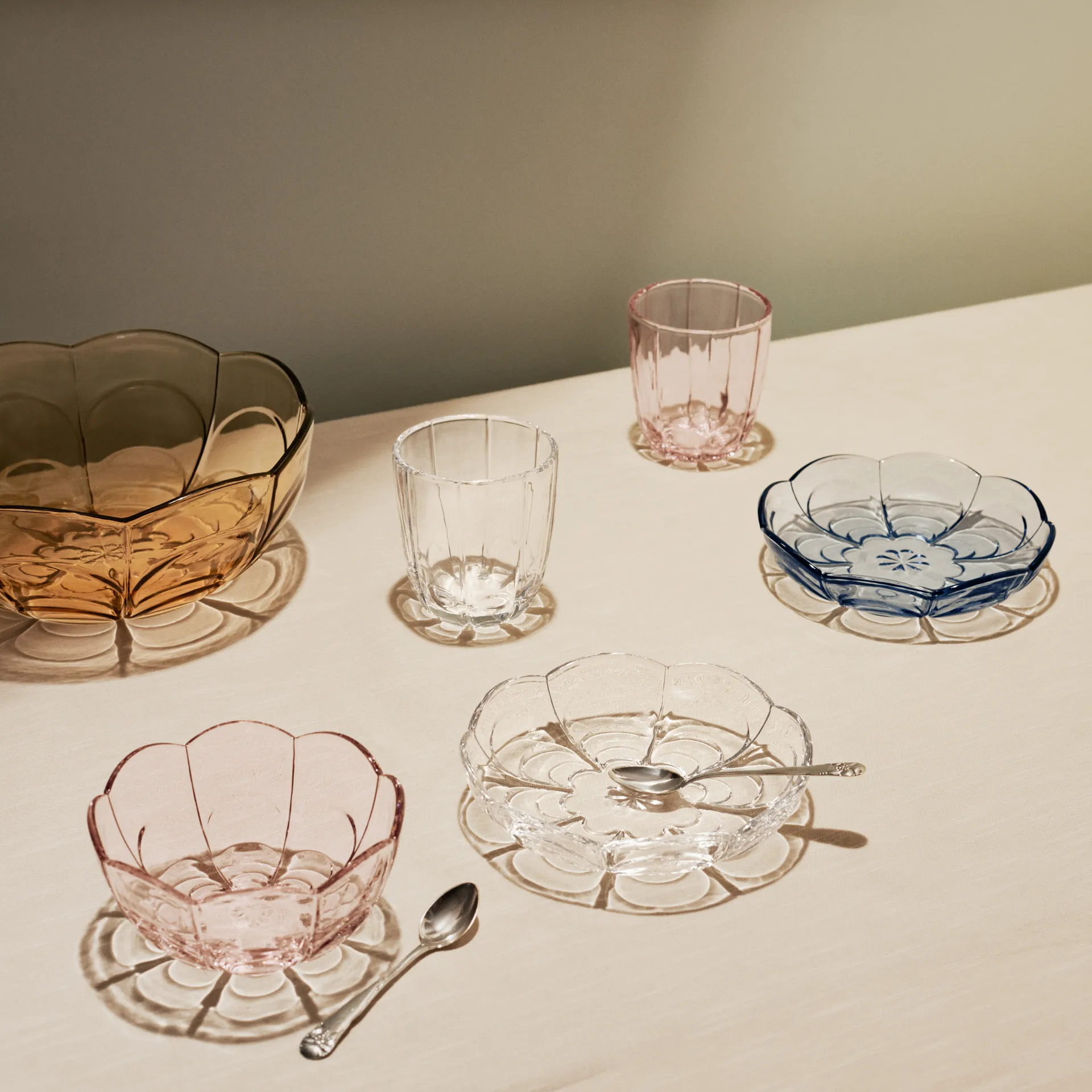 Szklanka Lily 320 ml, 2-pak, Przezroczysty Holmegaard