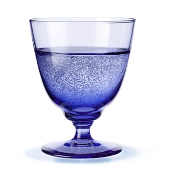 Szklanka na nóżce Flow 35 cl - Granatowa - Holmegaard