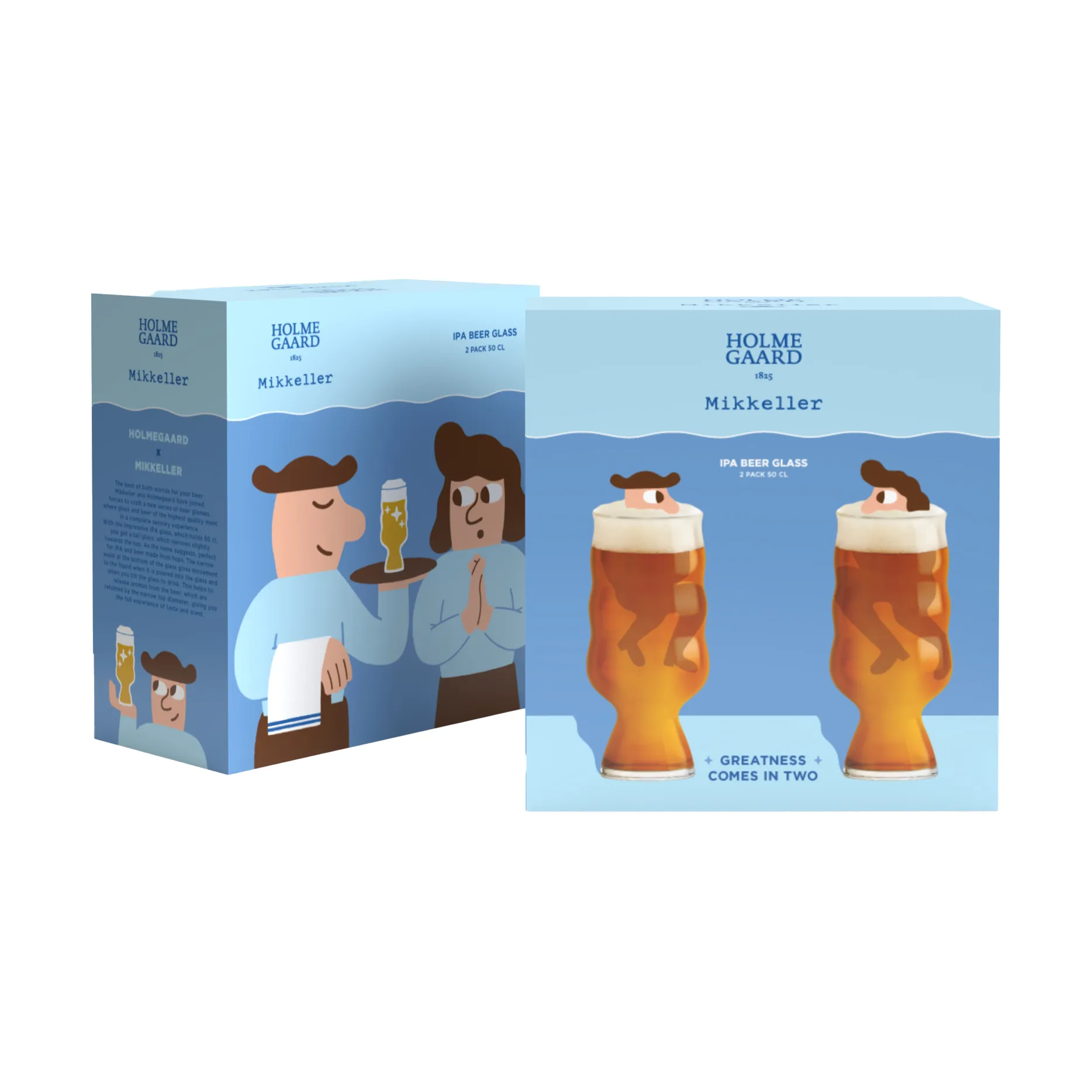 Szklanki do piwa Mikkeller IPA 2 szt., 50 cl Holmegaard